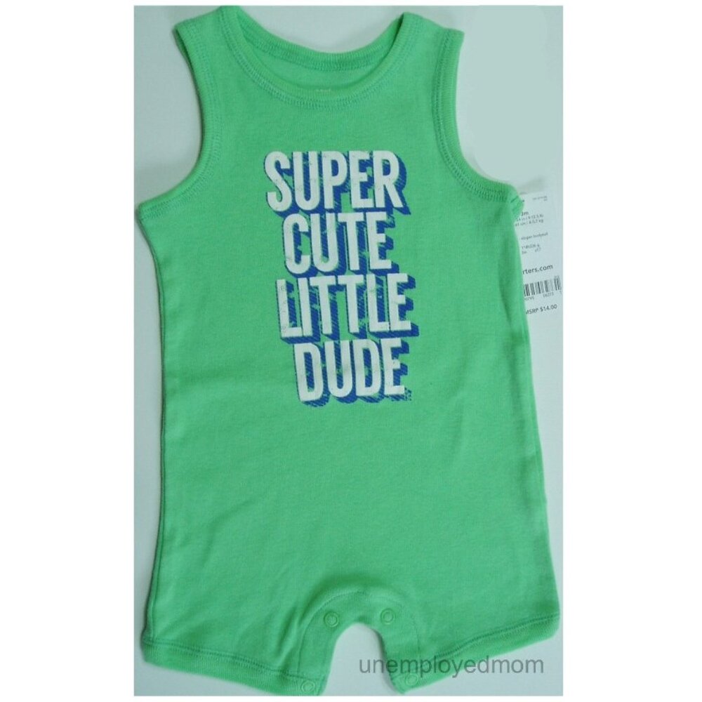 Summer Outfit Bodysuit Bib Romper Dude Grandpa Handsome Awesome Baby Boys - Picture 2 of 9